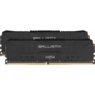 32GB (Kit of 2*16GB) DDR4-3200 Crucial Ballistix Black CL16